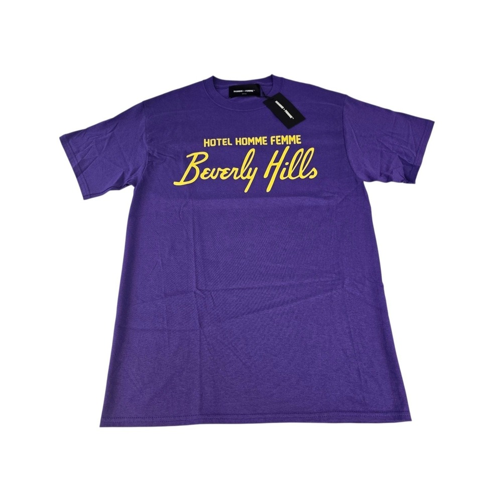 Homme + Femme Men's Hotel Beverly Hills Heavyweight Relaxed M Tee T-Shirt NWT‎